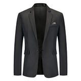 New Men's Loose Single-breasted Business Suit Jacket