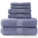 Cotton Absorbent Towel Bath Towel 6-Piece Set