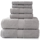 Cotton Absorbent Towel Bath Towel 6-Piece Set