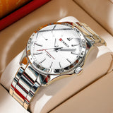 Men's Business Casual Steel Belt Quartz Watch