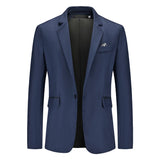 New Men's Loose Single-breasted Business Suit Jacket