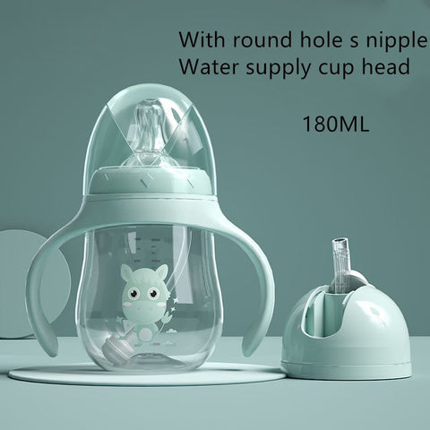 Baby Wide-diameter Baby Bottle, Child Drinking Cup Sippy Cup