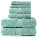 Cotton Absorbent Towel Bath Towel 6-Piece Set