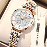 Starry Women's Diamond Waterproof Quartz Watch