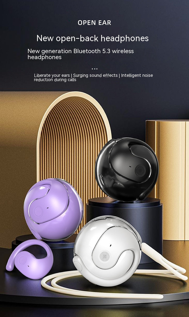Small Coconut Ball Bluetooth Headset Non-in-ear Sports Headset
