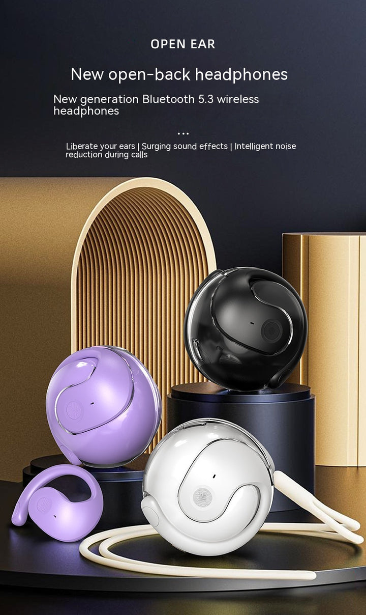 Small Coconut Ball Bluetooth Headset Non-in-ear Sports Headset