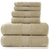 Cotton Absorbent Towel Bath Towel 6-Piece Set