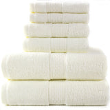 Cotton Absorbent Towel Bath Towel 6-Piece Set