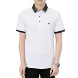 Casual Polo Collar Men's Loose Short Sleeve