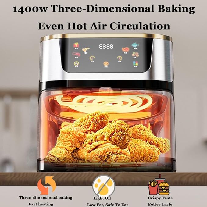 Stainless Steel Visual Air Fryer UrShope
