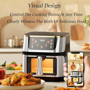 Stainless Steel Visual Air Fryer UrShope