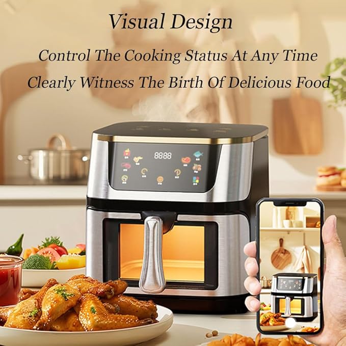 Stainless Steel Visual Air Fryer UrShope