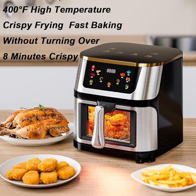 Stainless Steel Visual Air Fryer UrShope