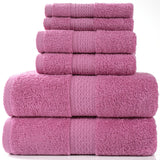 Cotton Absorbent Towel Bath Towel 6-Piece Set