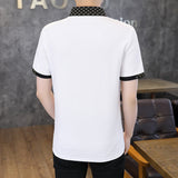 Casual Polo Collar Men's Loose Short Sleeve