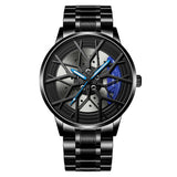 Waterproof Men's Luminous Wheel Watch