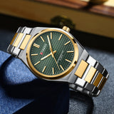 Men's Simplicity Grid Quartz Business Watch