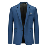 New Men's Loose Single-breasted Business Suit Jacket