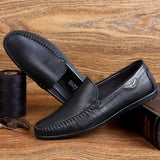 Men's British business casual leather shoes