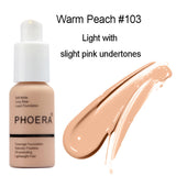 Explosive Press Type Oil Control Natural Color Matte Concealer Foundation Cream