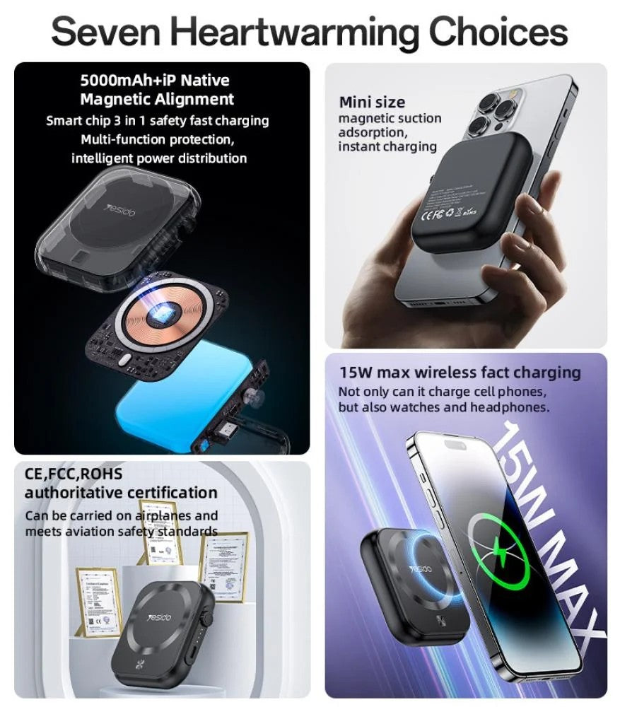 Power Bank Magnetic Phone