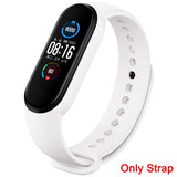 Strap for Xiaomi Mi Band 3 4 5 6 7 Sport Bracelet Silicone Wrist Strap