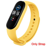 Strap for Xiaomi Mi Band 3 4 5 6 7 Sport Bracelet Silicone Wrist Strap