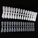 120pcs/bag Matte Press On Nail Tips Soft Full Cover False Nails Oval