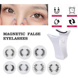 1pair Magnetic Eyelashes Handmade 3D Natural Magnetic False Eyelashes