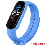 Strap for Xiaomi Mi Band 3 4 5 6 7 Sport Bracelet Silicone Wrist Strap