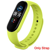 Strap for Xiaomi Mi Band 3 4 5 6 7 Sport Bracelet Silicone Wrist Strap