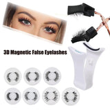 1pair Magnetic Eyelashes Handmade 3D Natural Magnetic False Eyelashes