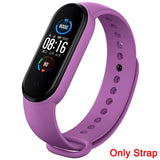 Strap for Xiaomi Mi Band 3 4 5 6 7 Sport Bracelet Silicone Wrist Strap