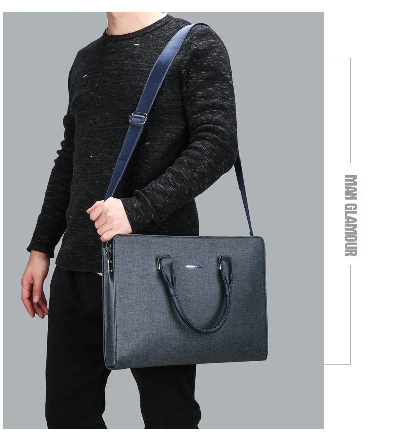 A One-shoulder Cross-slung Male Business Briefcase UrShope