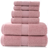 Cotton Absorbent Towel Bath Towel 6-Piece Set