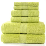 Cotton Absorbent Towel Bath Towel 6-Piece Set