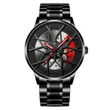 Waterproof Men's Luminous Wheel Watch