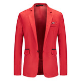 New Men's Loose Single-breasted Business Suit Jacket