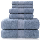 Cotton Absorbent Towel Bath Towel 6-Piece Set