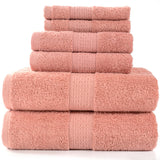 Cotton Absorbent Towel Bath Towel 6-Piece Set