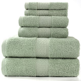 Cotton Absorbent Towel Bath Towel 6-Piece Set